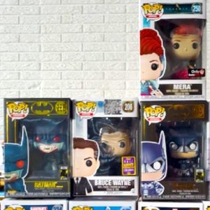Batman Funko pop lot Bruce Wayne Batman red rain